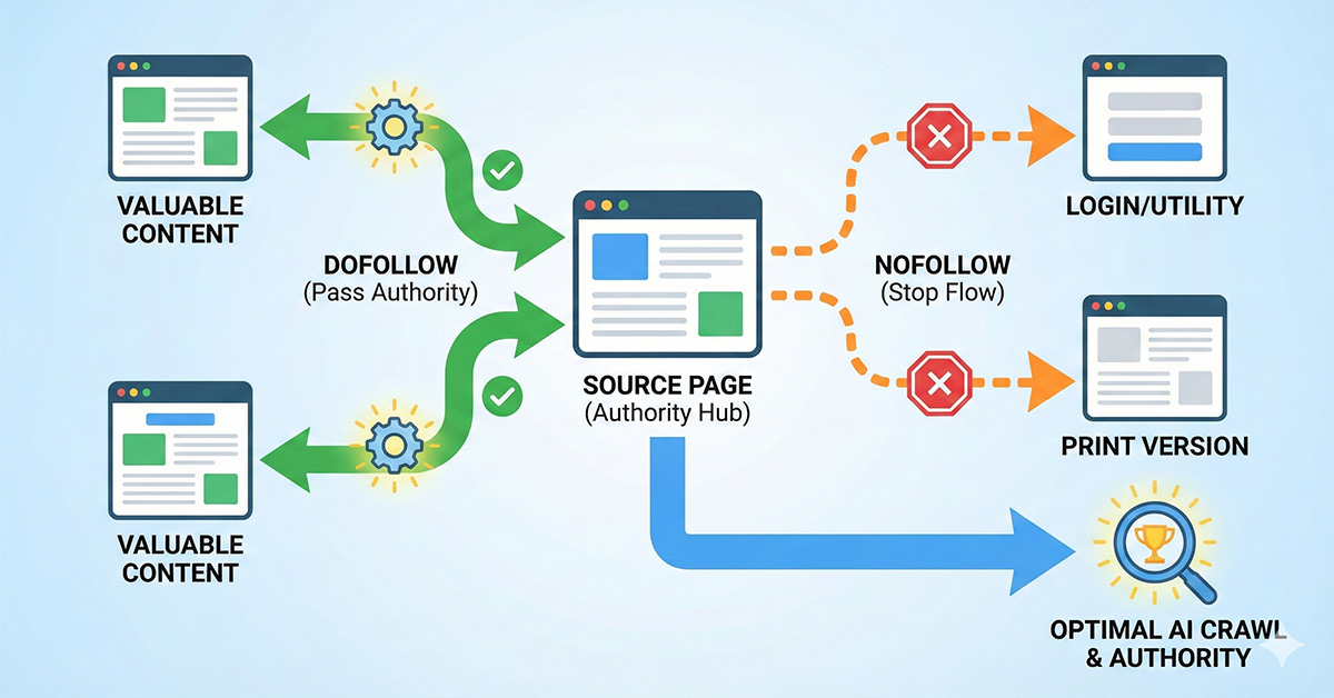 Nofollow vs. Dofollow Internal Links: When to Use Which?